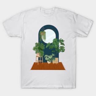 Modern Interior With Plants T-Shirt